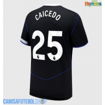 Camisa de time de futebol Chelsea Moises Caicedo #25 Replicas 3º Equipamento 2025-26 Manga Curta
